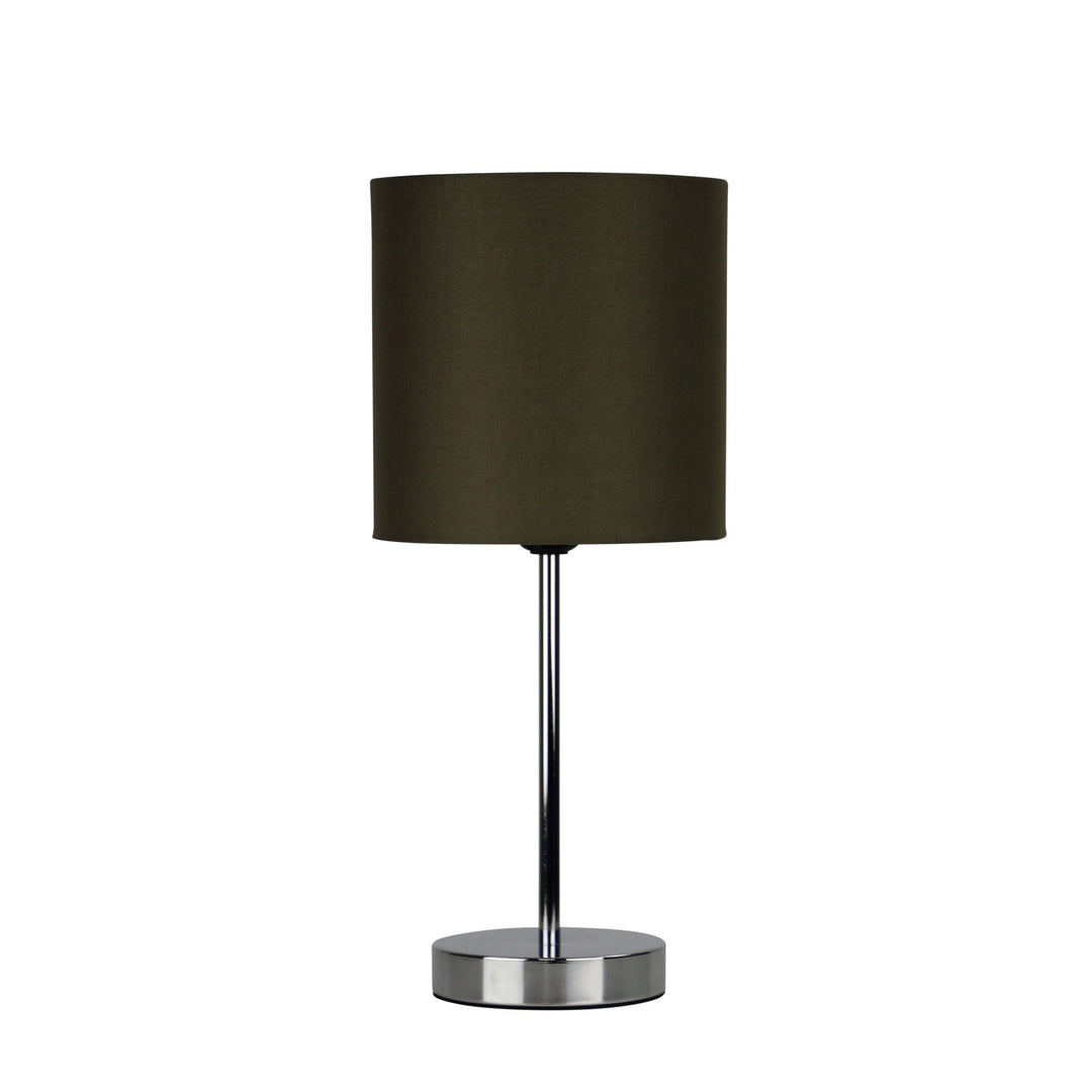 ZOLA Table Lamp | Chrome Base & Poly-Cotton Shade
