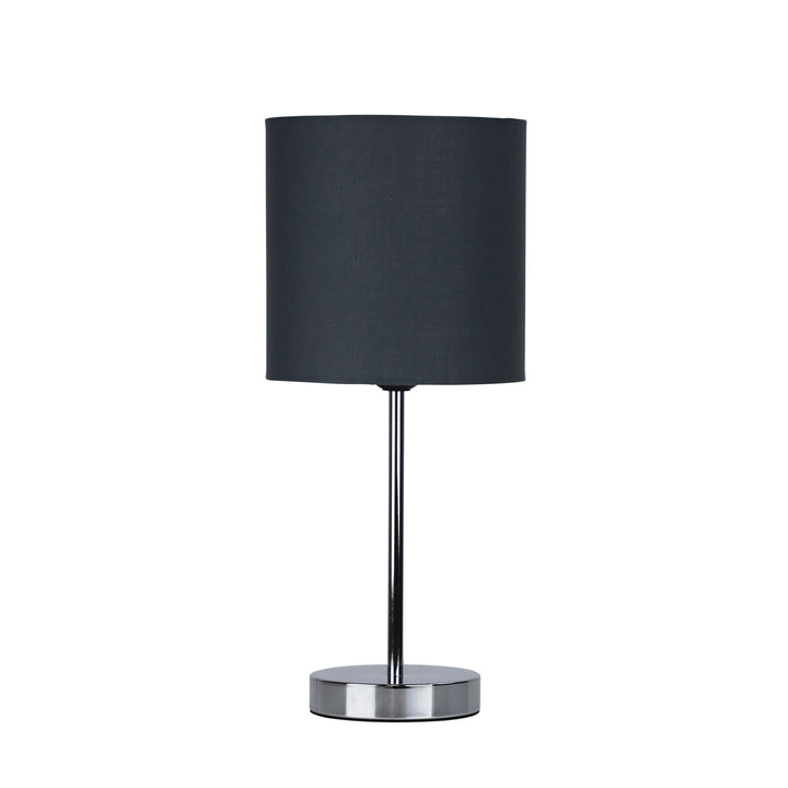 ZOLA Table Lamp | Chrome Base & Poly-Cotton Shade