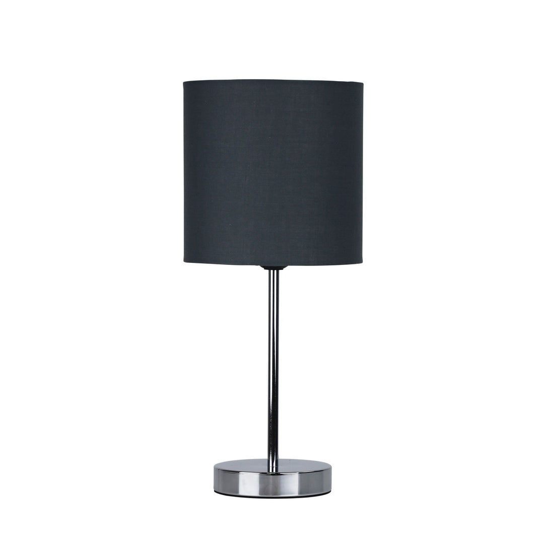 ZOLA Table Lamp | Chrome Base & Poly-Cotton Shade