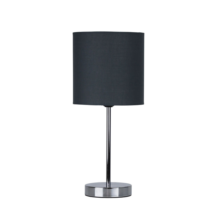 ZOLA Table Lamp | Chrome Base & Poly-Cotton Shade