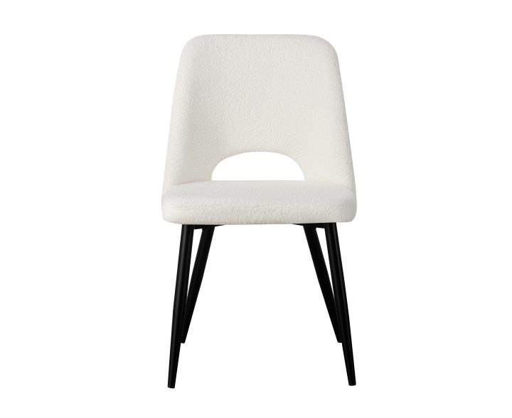 Zara dining chair – White Boucle