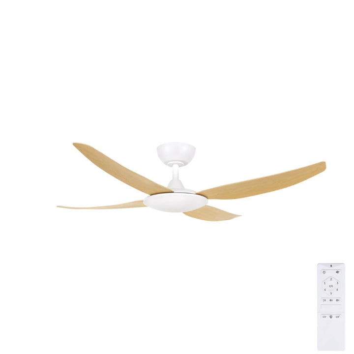 52" Amari DC Ceiling Fan White, Black 21719/XX Brilliant Lighting