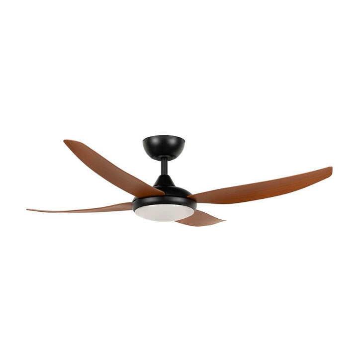 52″ Amari DC Ceiling Fan White, Black with Light 21721/XX Brilliant Lighting