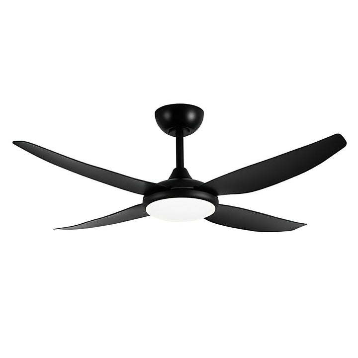 52″ Amari DC Ceiling Fan White, Black with Light 21721/XX Brilliant Lighting