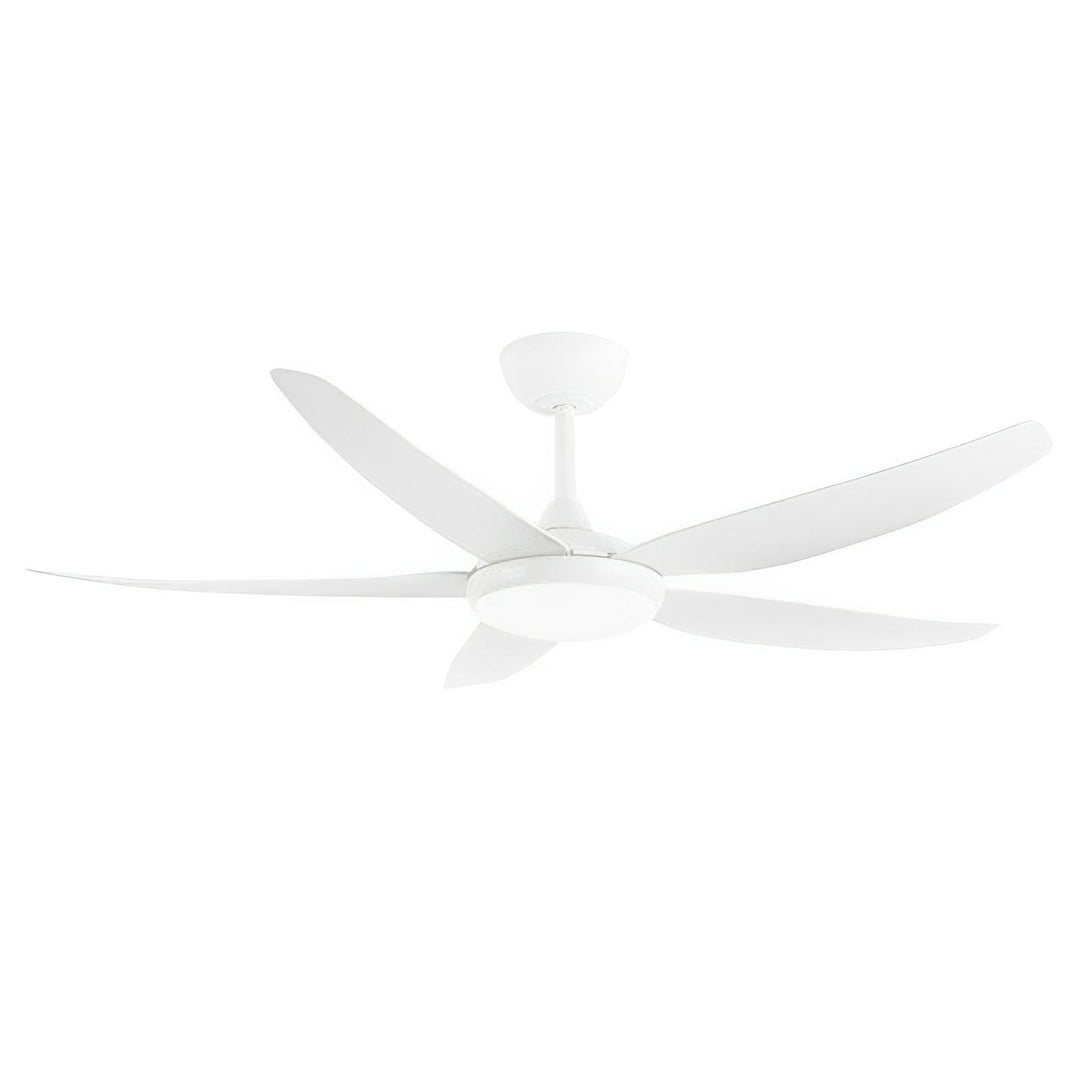 56″ Amari DC Ceiling Fan White, Black with Light 21725/XX Brilliant Lighting