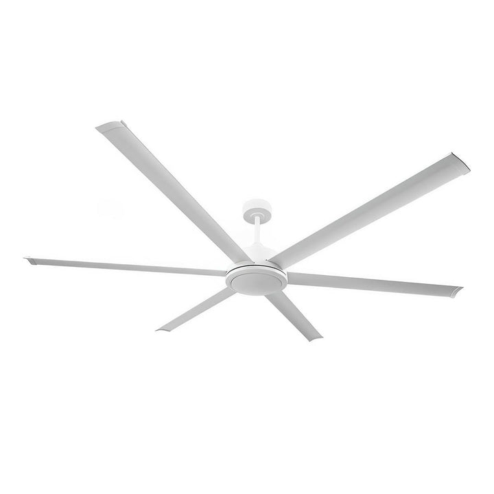 120" Colossus II DC Ceiling Fan in Black, White, Satin Nickel Brilliant Lighting
