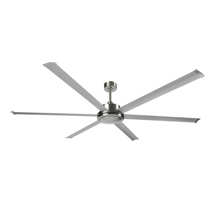 120" Colossus II DC Ceiling Fan in Black, White, Satin Nickel Brilliant Lighting