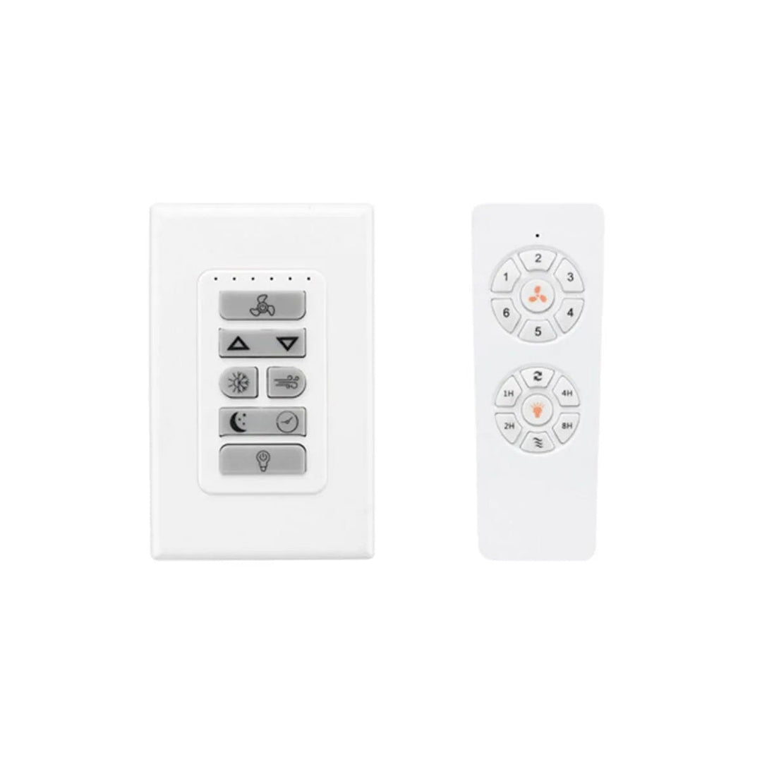 120" Colossus II DC Ceiling Fan in Black, White, Satin Nickel Brilliant Lighting