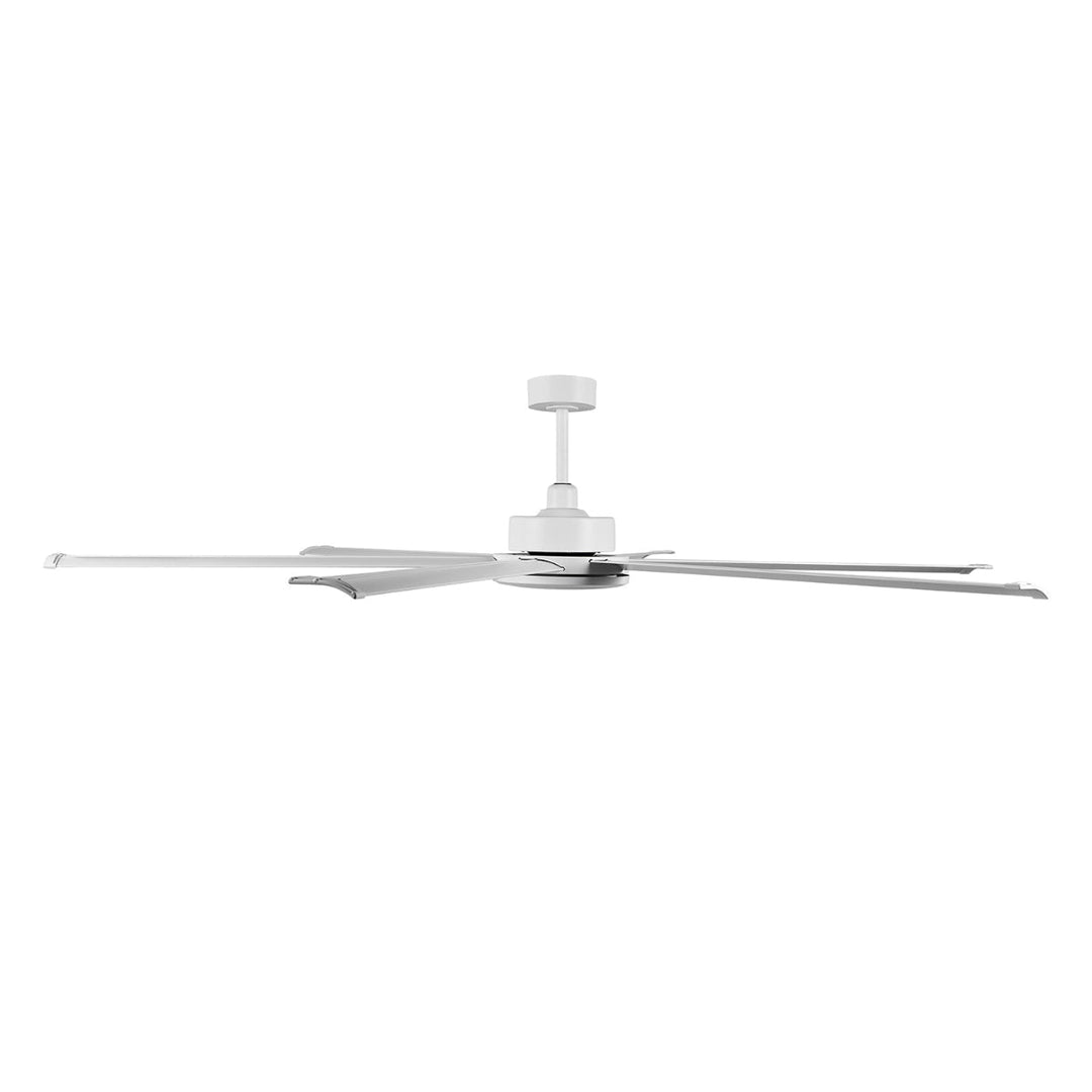 120" Colossus II DC Ceiling Fan in Black, White, Satin Nickel Brilliant Lighting
