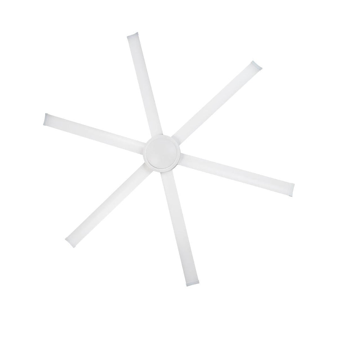 120" Colossus II DC Ceiling Fan in Black, White, Satin Nickel Brilliant Lighting