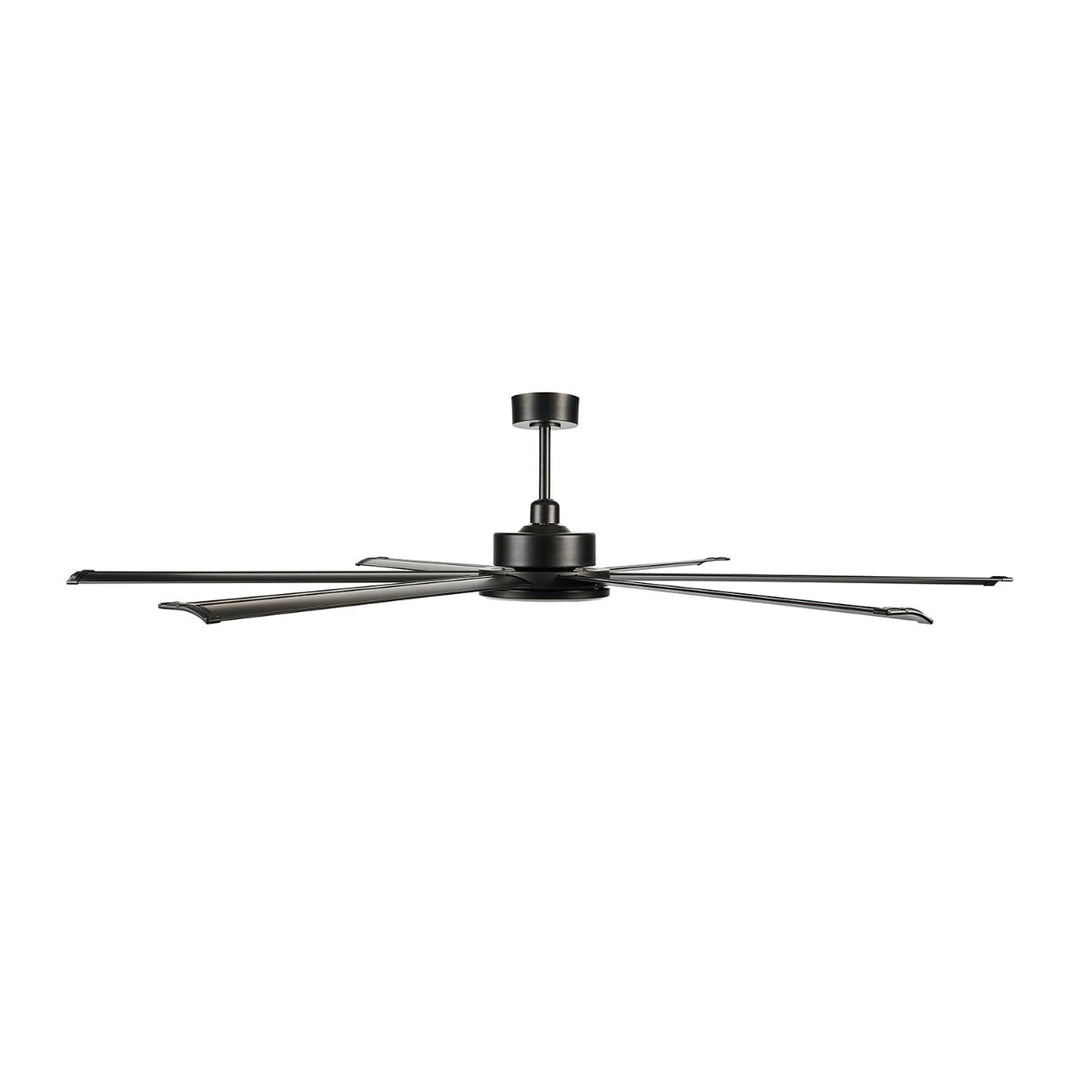 120" Colossus II DC Ceiling Fan in Black, White, Satin Nickel Brilliant Lighting