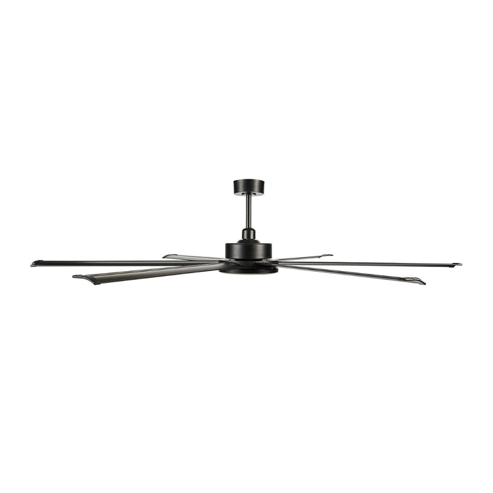 120" Colossus II DC Ceiling Fan in Black, White, Satin Nickel Brilliant Lighting