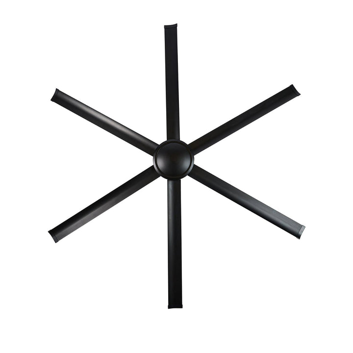 120" Colossus II DC Ceiling Fan in Black, White, Satin Nickel Brilliant Lighting
