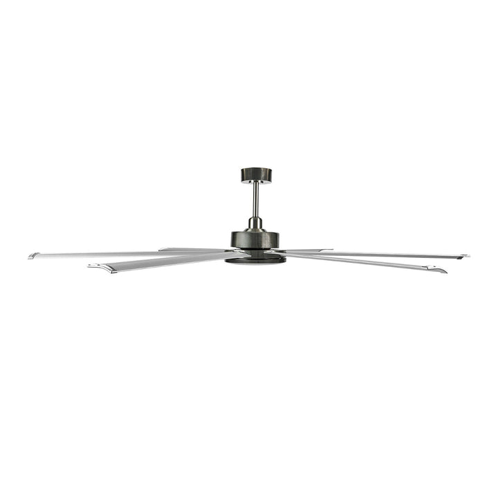 120" Colossus II DC Ceiling Fan in Black, White, Satin Nickel Brilliant Lighting