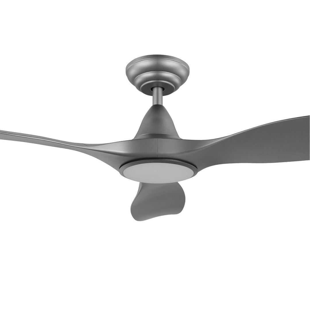 60″ Noosa DC Ceiling Fan Black, White, Titanium with Light 202972, 202973, 204749 Eglo Lighting