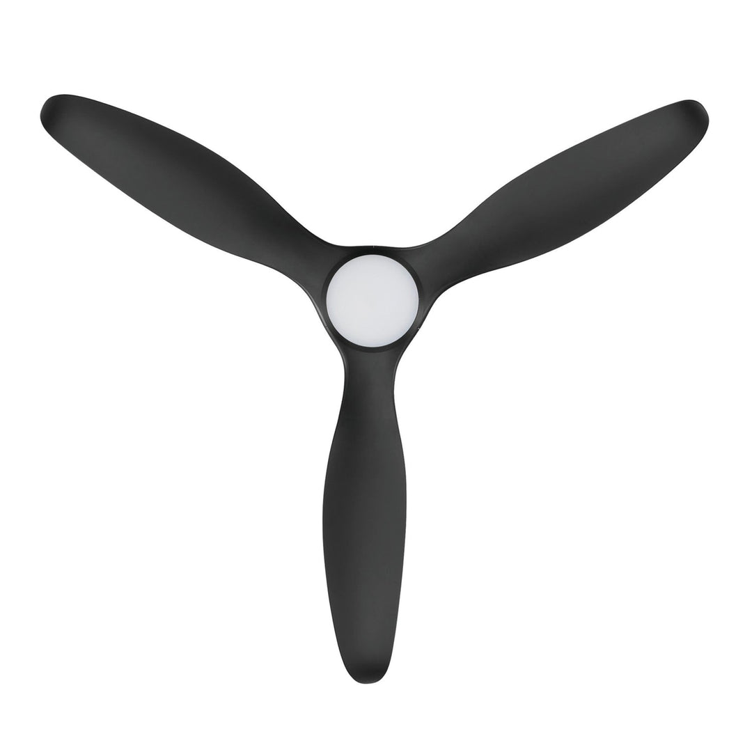 60″ Noosa DC Ceiling Fan Black, White, Titanium with Light 202972, 202973, 204749 Eglo Lighting