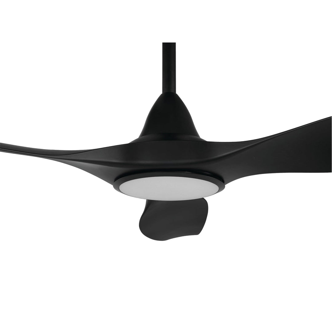 60″ Noosa DC Ceiling Fan Black, White, Titanium with Light 202972, 202973, 204749 Eglo Lighting