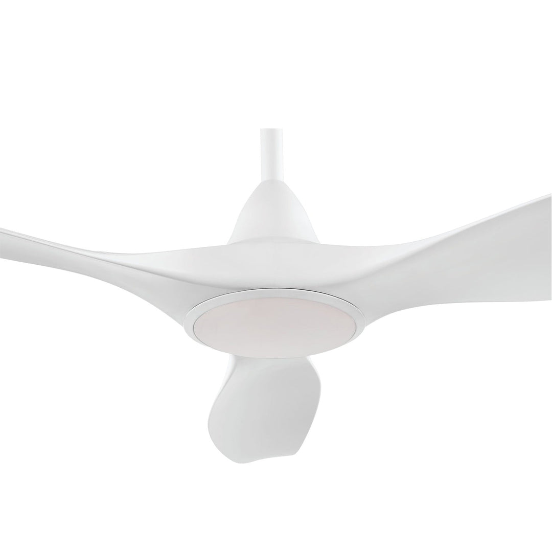 60″ Noosa DC Ceiling Fan Black, White, Titanium with Light 202972, 202973, 204749 Eglo Lighting