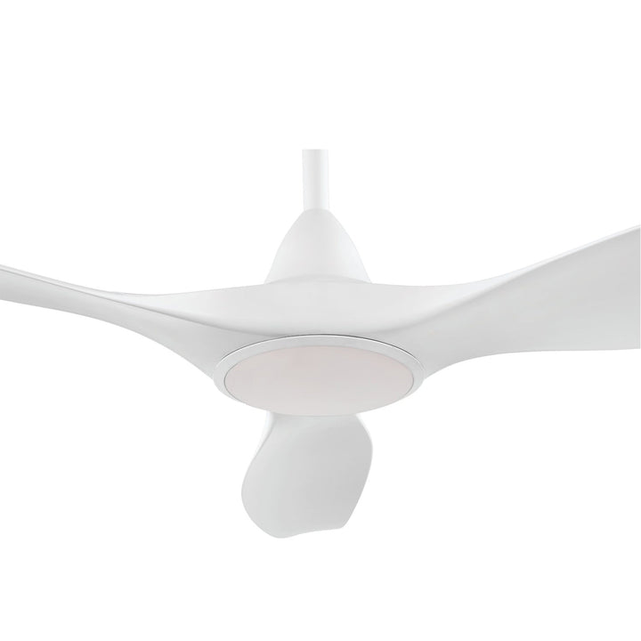 60″ Noosa DC Ceiling Fan Black, White, Titanium with Light 202972, 202973, 204749 Eglo Lighting