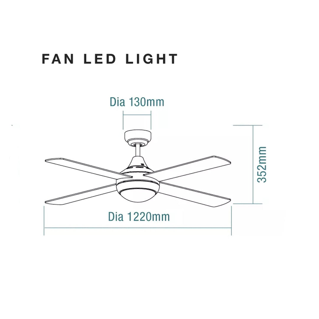 48" Link AC Ceiling with LED Light