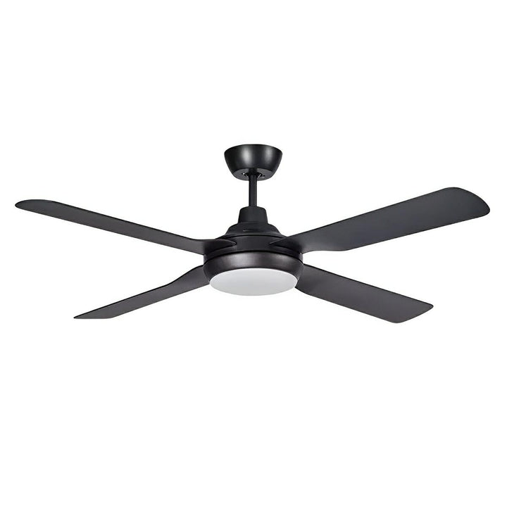 56" Discovery II AC Ceiling Fan Black, White with Light MDF1443 Martec Lighting