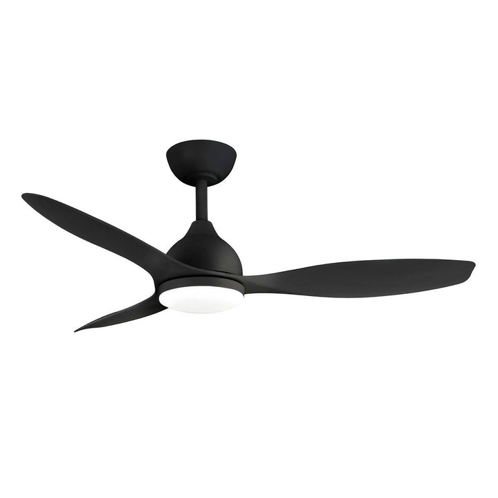 48" Elite Smart WIFI DC Ceiling Fan Black, White, Black/Walnut with Light MEDC1233 Martec Lighting