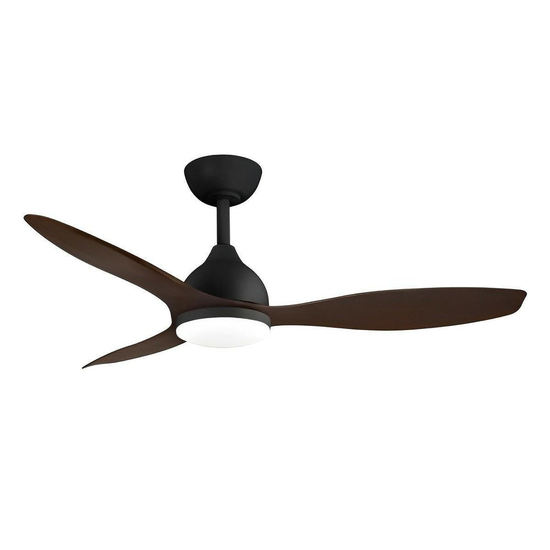 48" Elite Smart WIFI DC Ceiling Fan Black, White, Black/Walnut with Light MEDC1233 Martec Lighting