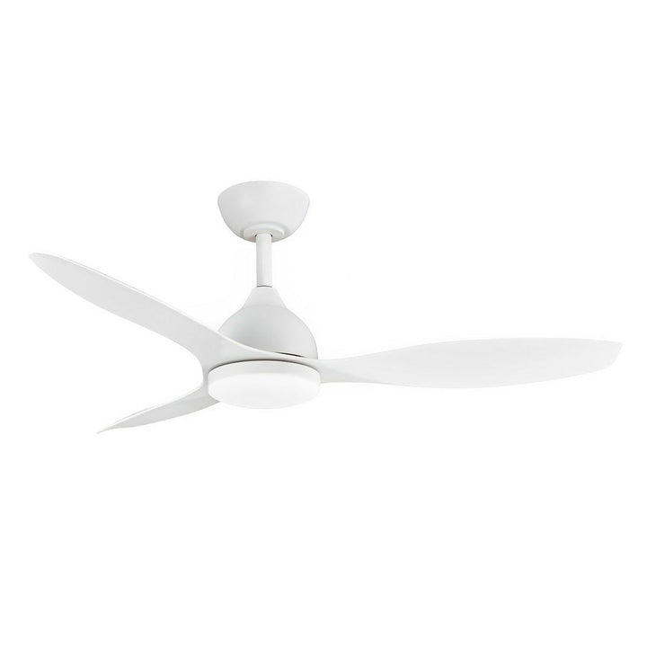 48" Elite Smart WIFI DC Ceiling Fan Black, White, Black/Walnut with Light MEDC1233 Martec Lighting