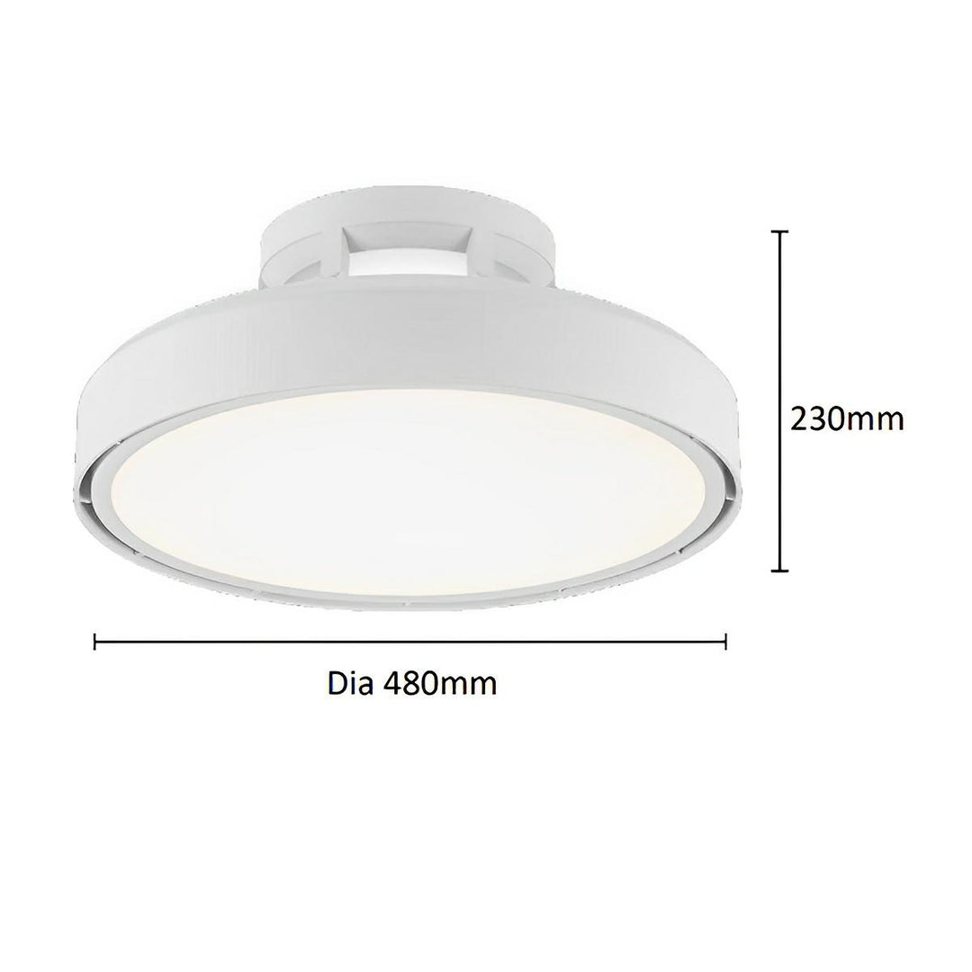 480mm Fantom DC Bladeless Ceiling Fan with LED light