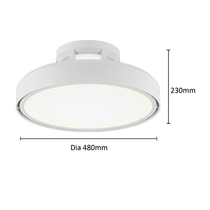 480mm Fantom DC Bladeless Ceiling Fan with LED light