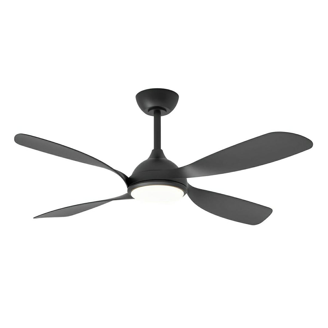 50" Hampton Smart WIFI DC Ceiling Fan Black, White, White/Oak with Light MHDC1343 Martec Lighting