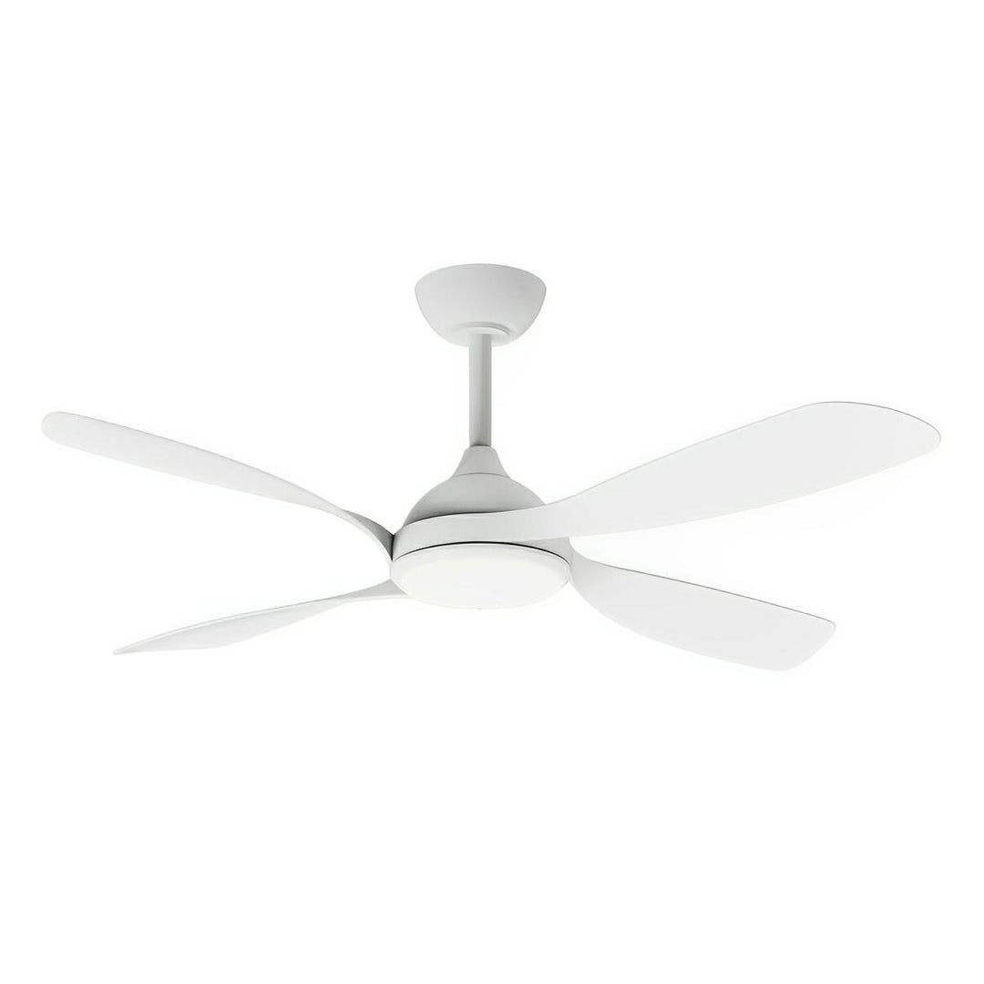 50" Hampton Smart WIFI DC Ceiling Fan Black, White, White/Oak with Light MHDC1343 Martec Lighting