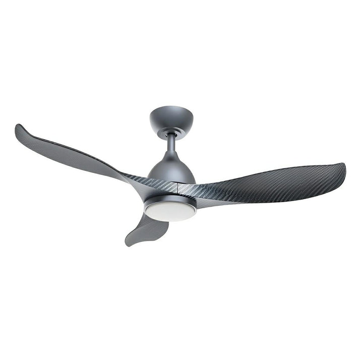 52" Scorpion DC Ceiling Fan Matt Black, Matt White, Graphite/Carbon with Light MSDC1333 Martec Lighting