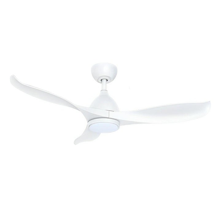 52" Scorpion DC Ceiling Fan Matt Black, Matt White, Graphite/Carbon with Light MSDC1333 Martec Lighting