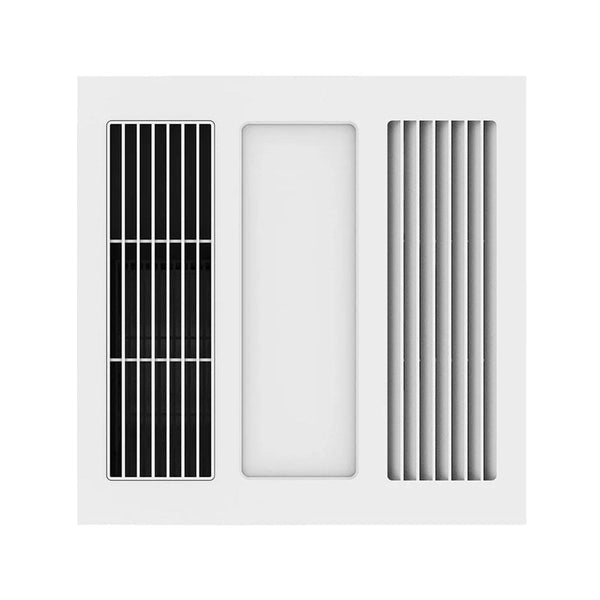 240m³/hr Mercury Lite 3-in-1 Bathroom Heater with Exhaust Fan and CCT LED Light in White