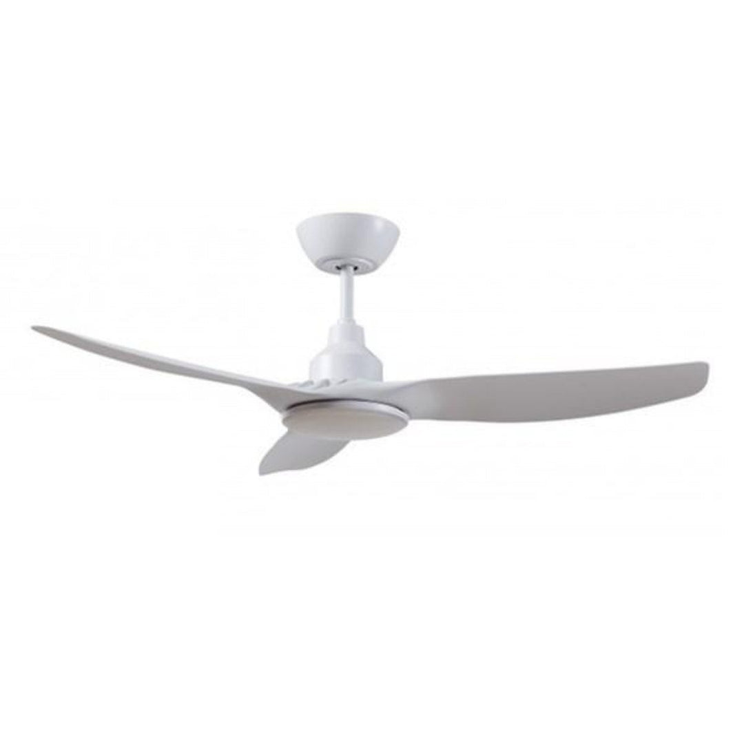 48" Skyfan DC Ceiling Fan Black, White, Light Oak with Light SKY1203-L Ventair