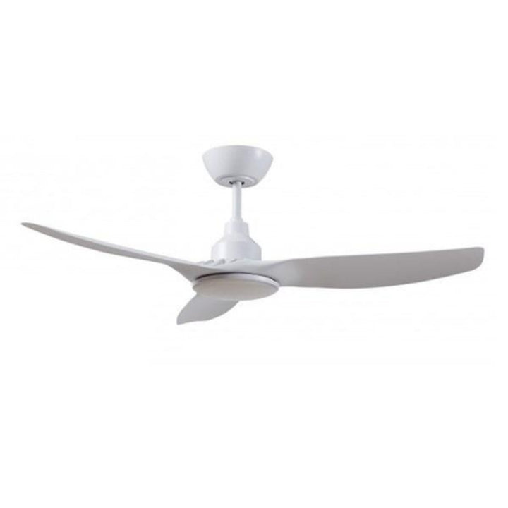 48" Skyfan DC Ceiling Fan Black, White, Light Oak with Light SKY1203-L Ventair