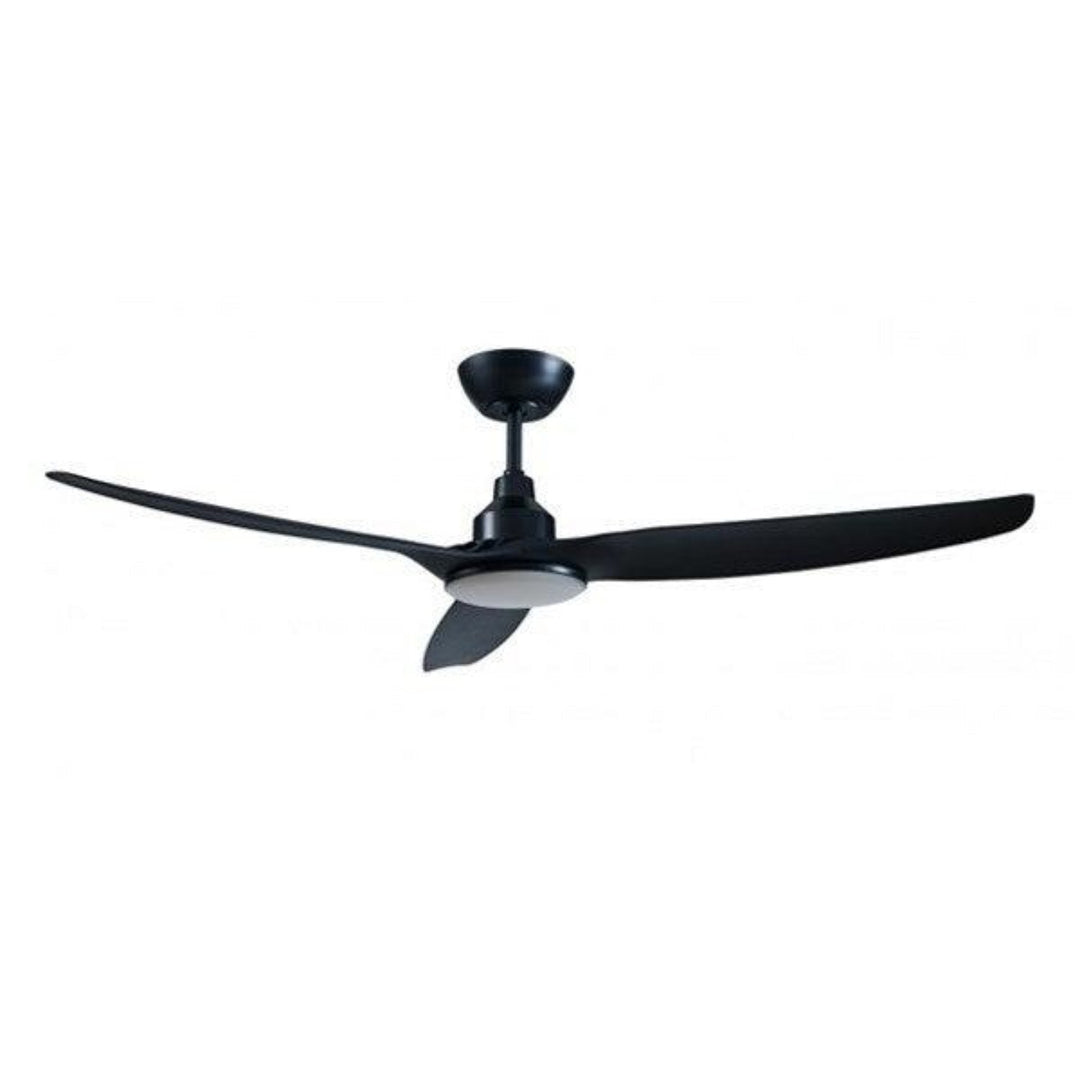 60" Skyfan DC Ceiling Fan Black, White, Teak, Light Oak with Light SKY1503-L Ventair