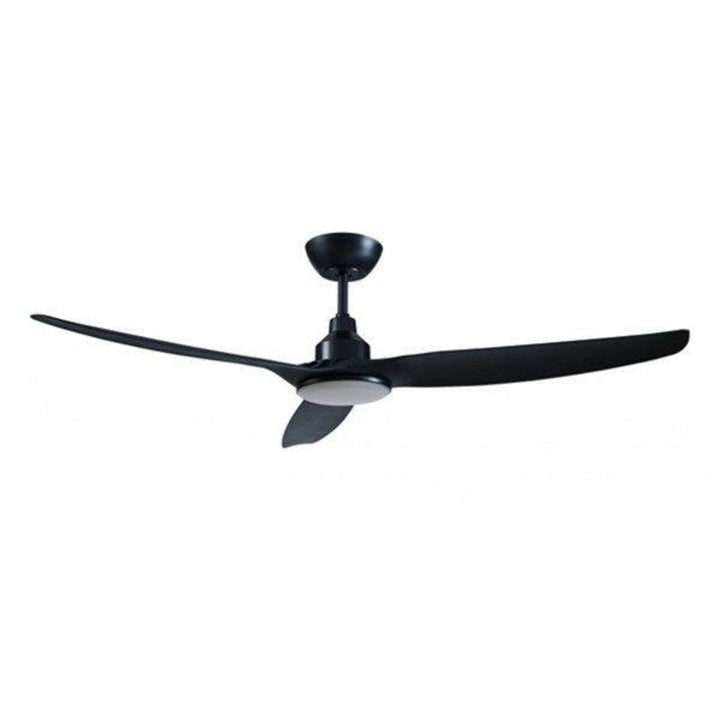60" Skyfan DC Ceiling Fan Black, White, Teak, Light Oak with Light SKY1503-L Ventair