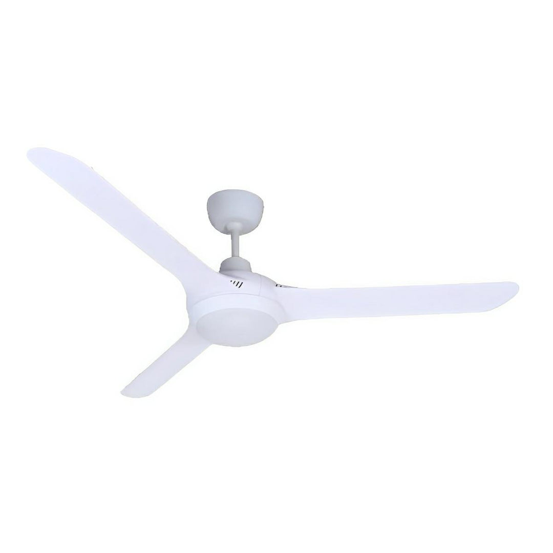 56" Spyda AC Ceiling Fan Black, White, Titanium with Light SPY1423-L Ventair