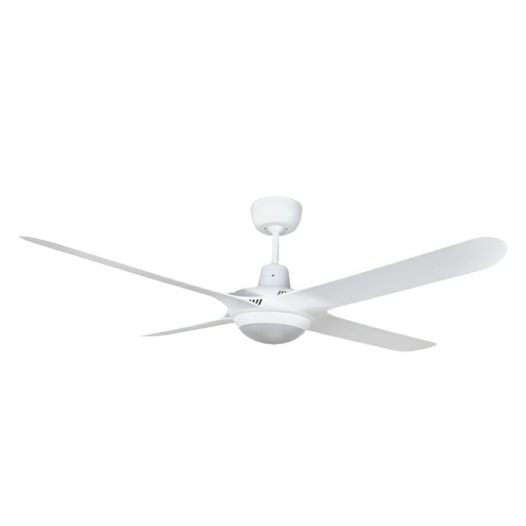 56" Spyda AC Ceiling Fan Black, White, Titanium, Teak, Walnut with Light SPY1424-L Ventair