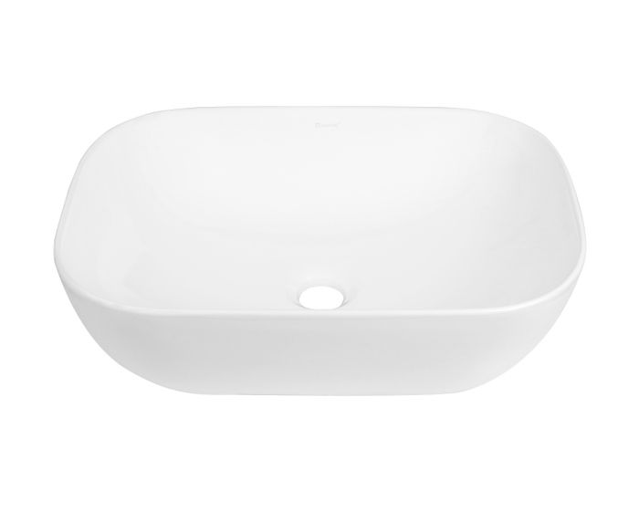 Artis O'96 455x325x135 Matte White Oval Basin Ultra Slim