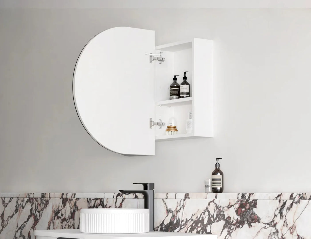 Bondi 900x600 White LED Shaving Cabinet