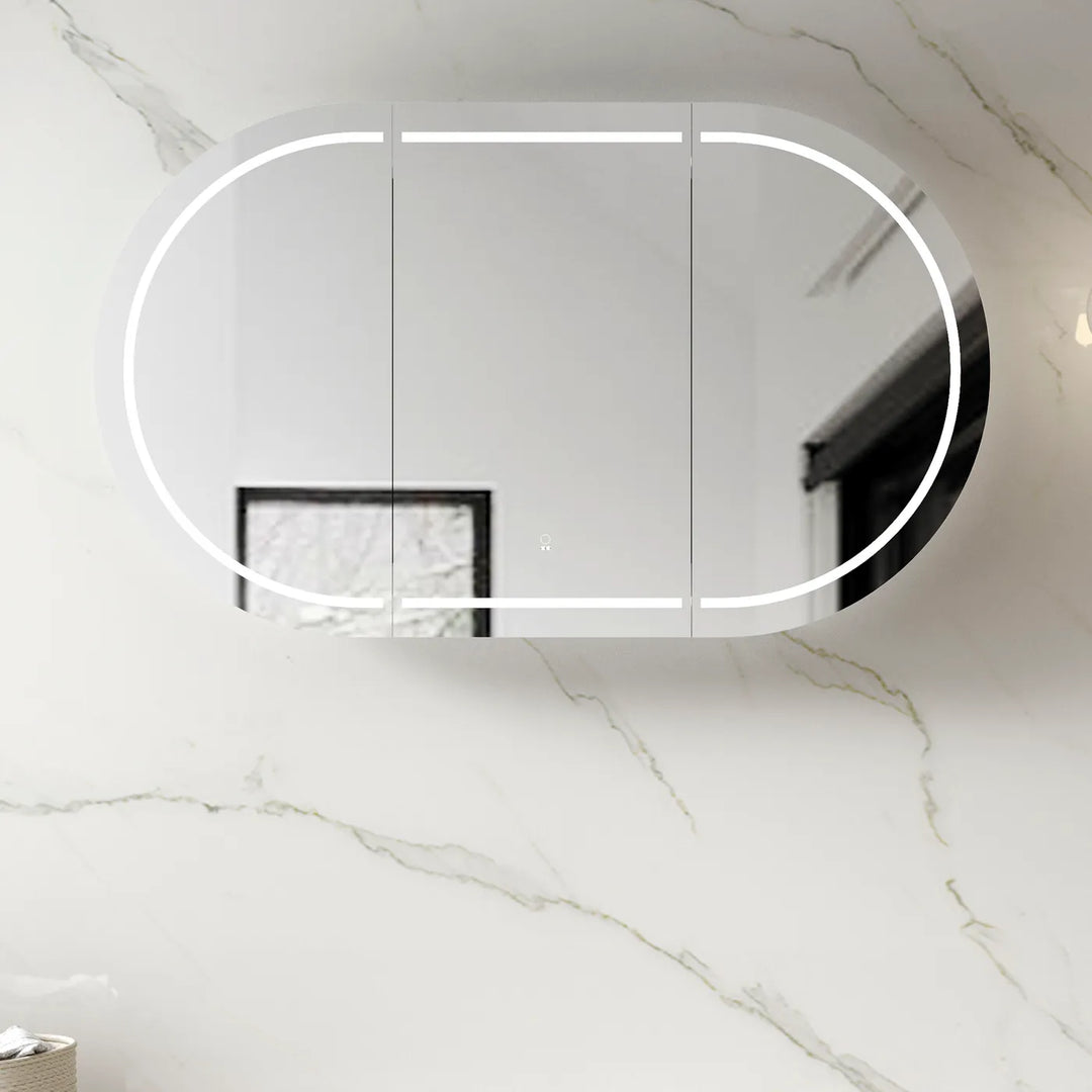 Bondi 1500x900 White LED Shaving Cabinet