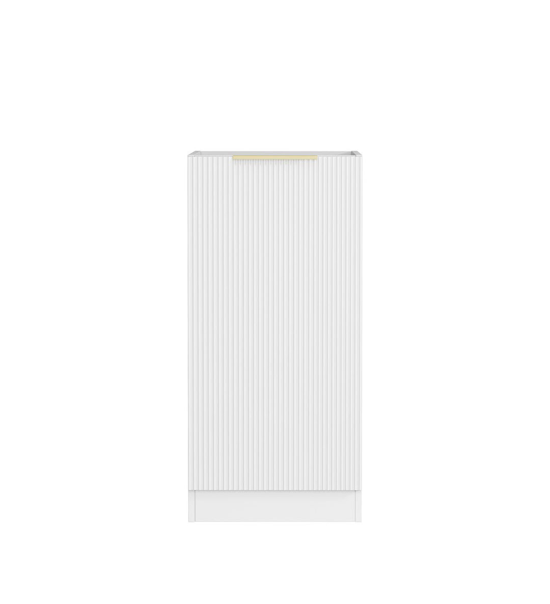 Bondi Fluted Laundry 415 White Base Cabinet