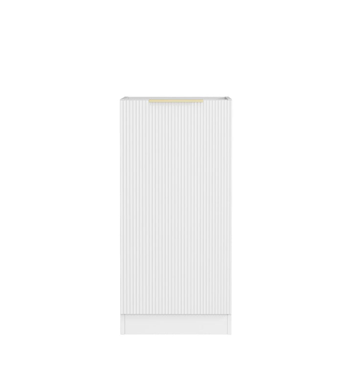 Bondi Fluted Laundry 415 White Base Cabinet