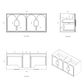 Laguna Mark II 1200mm Woodland Oak Wall Hung Vanity