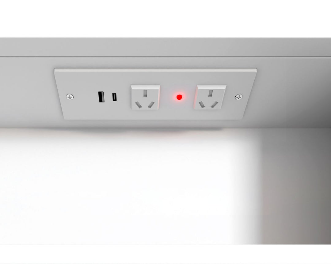 LED Noosa 900x450 White Shaving Cabinet - Premium Edition