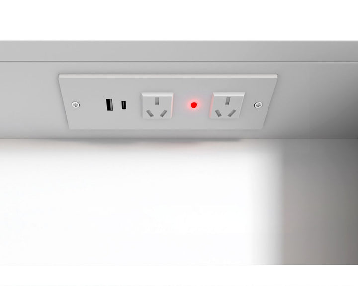 LED Noosa 900x450 White Shaving Cabinet - Premium Edition