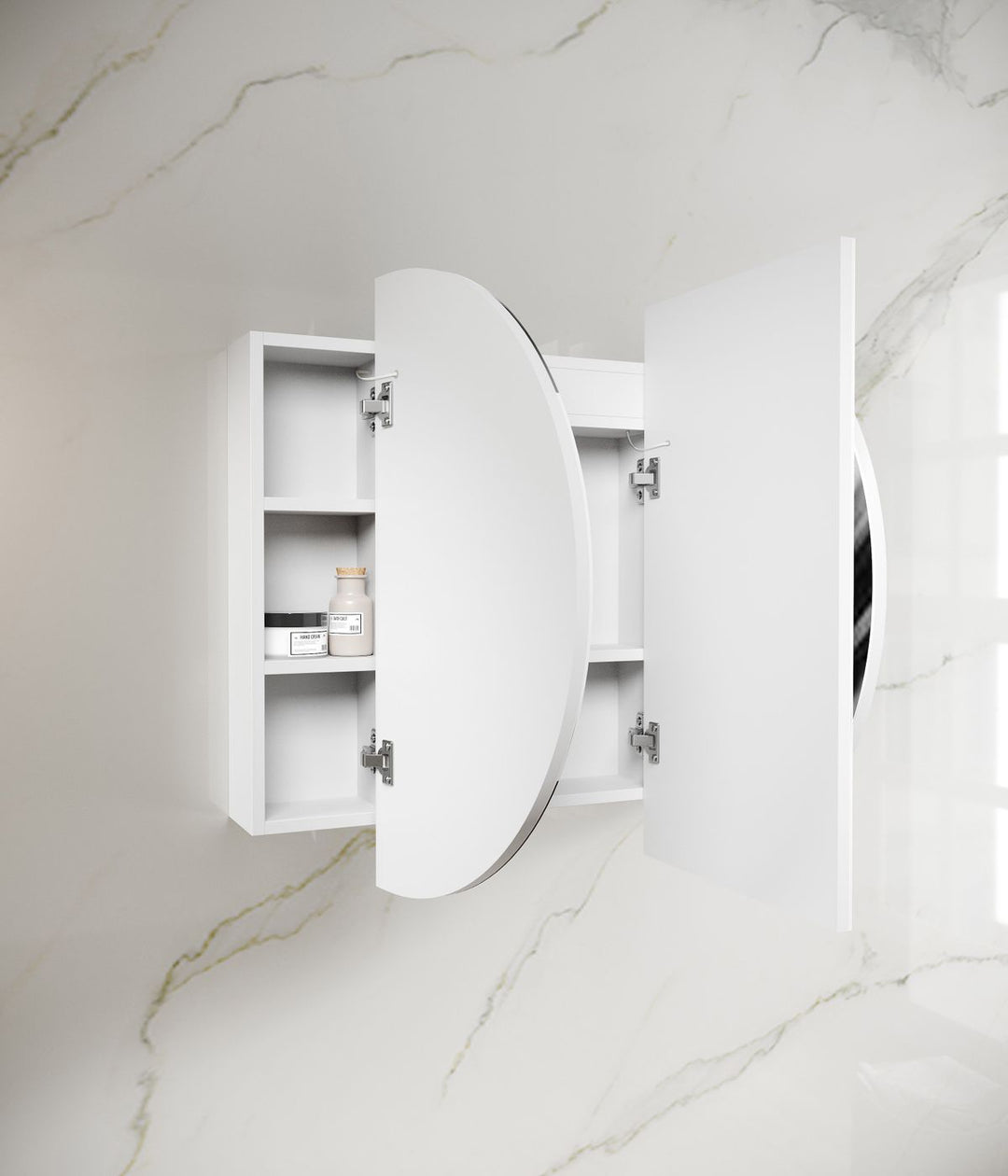 LED Bondi 1500x900 White Shaving Cabinet - Premium